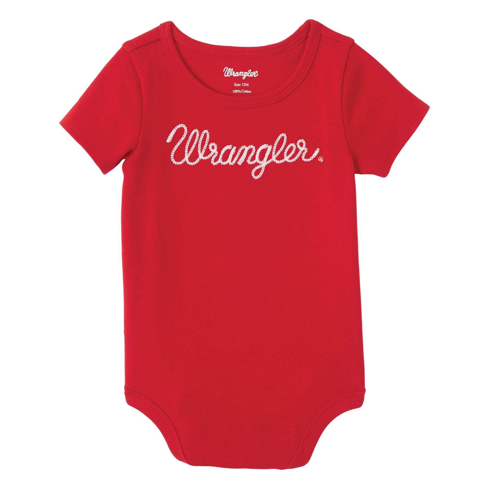 Wrangler - Baby Girl's Rope Logo Bodysuit