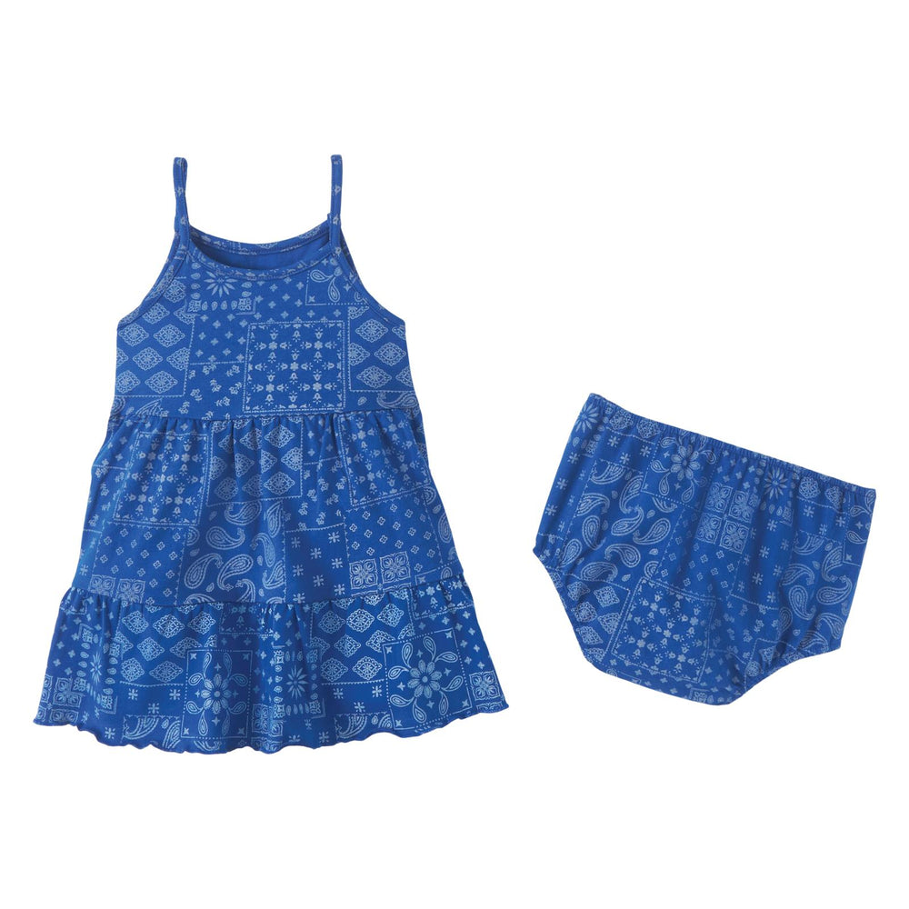 Wrangler - Girl's Bandana Tank Tiered Dress