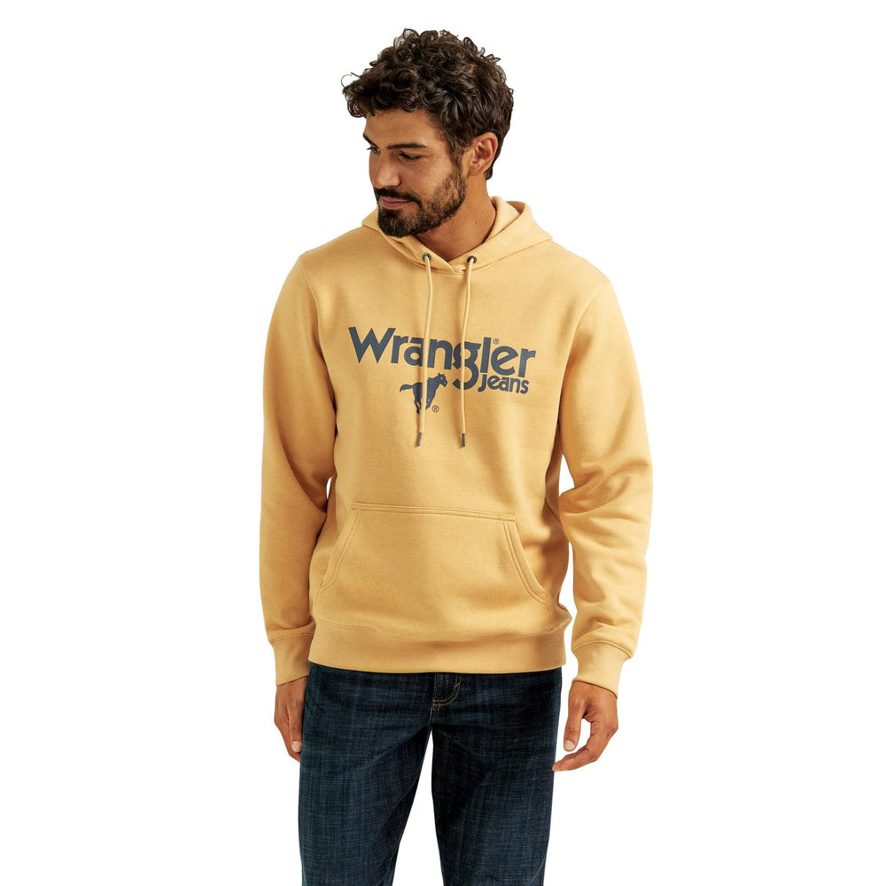 Wrangler Men's - Pullover Hoodie - Regular Fit - Pale Gold