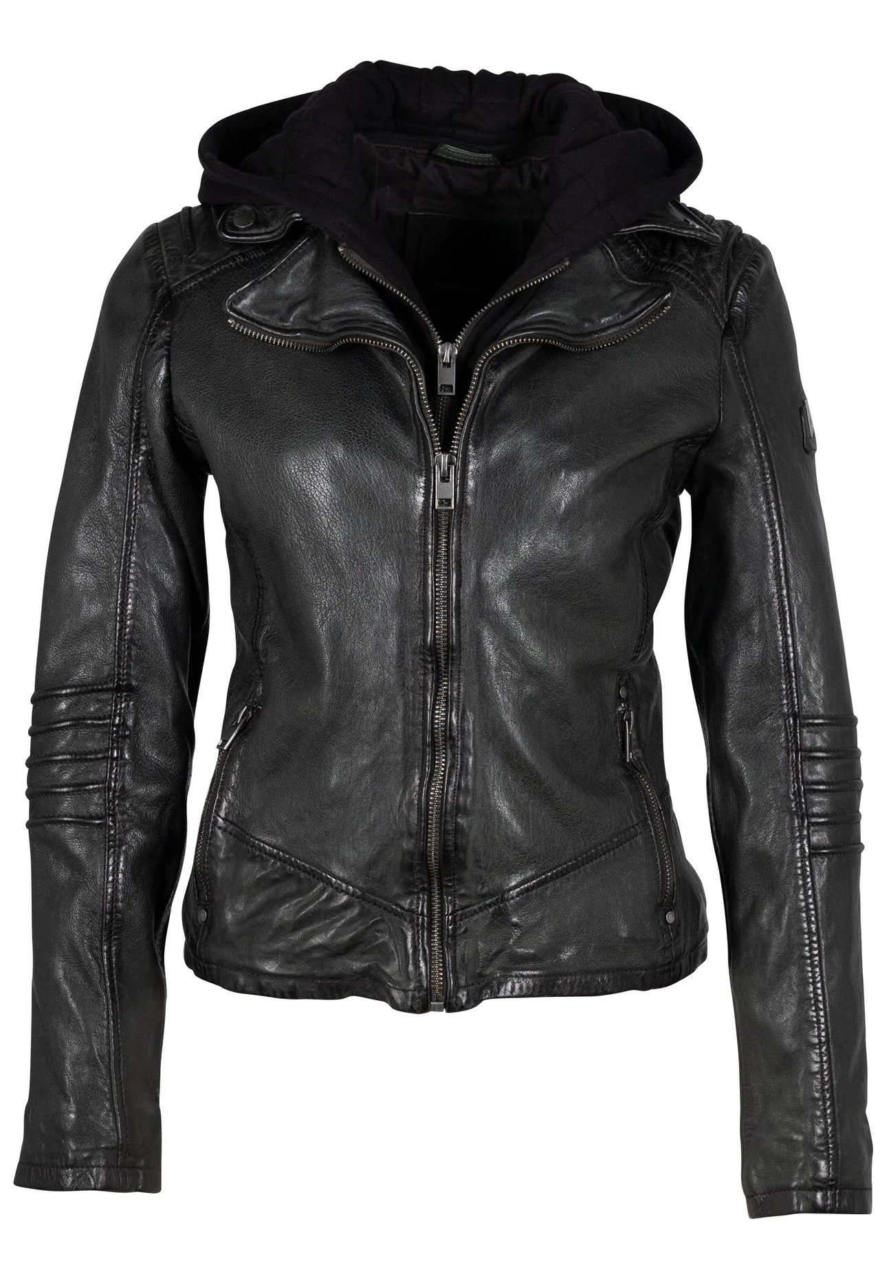 Mauritius - Flura RF Leather Jacket - Forest Green