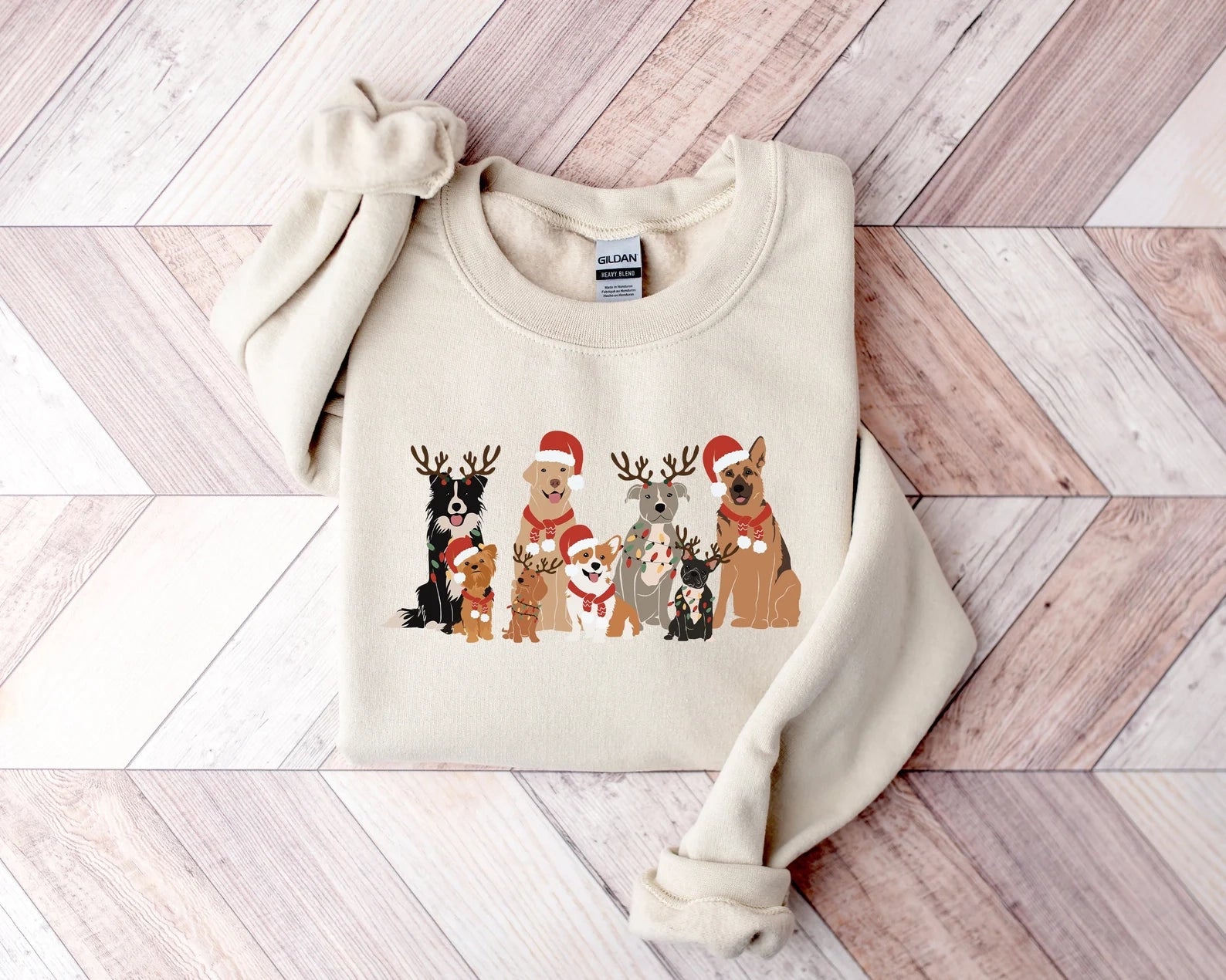 Christmas Dogs Holiday Crewneck