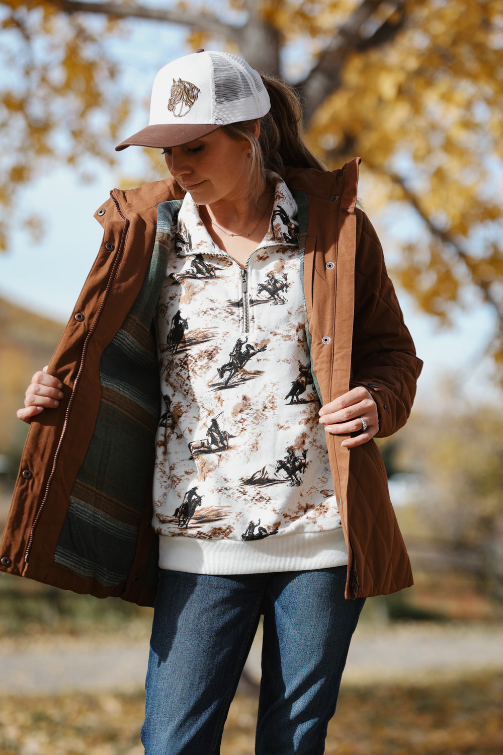 Cinch - Women's 3/4 Length Barn Coat