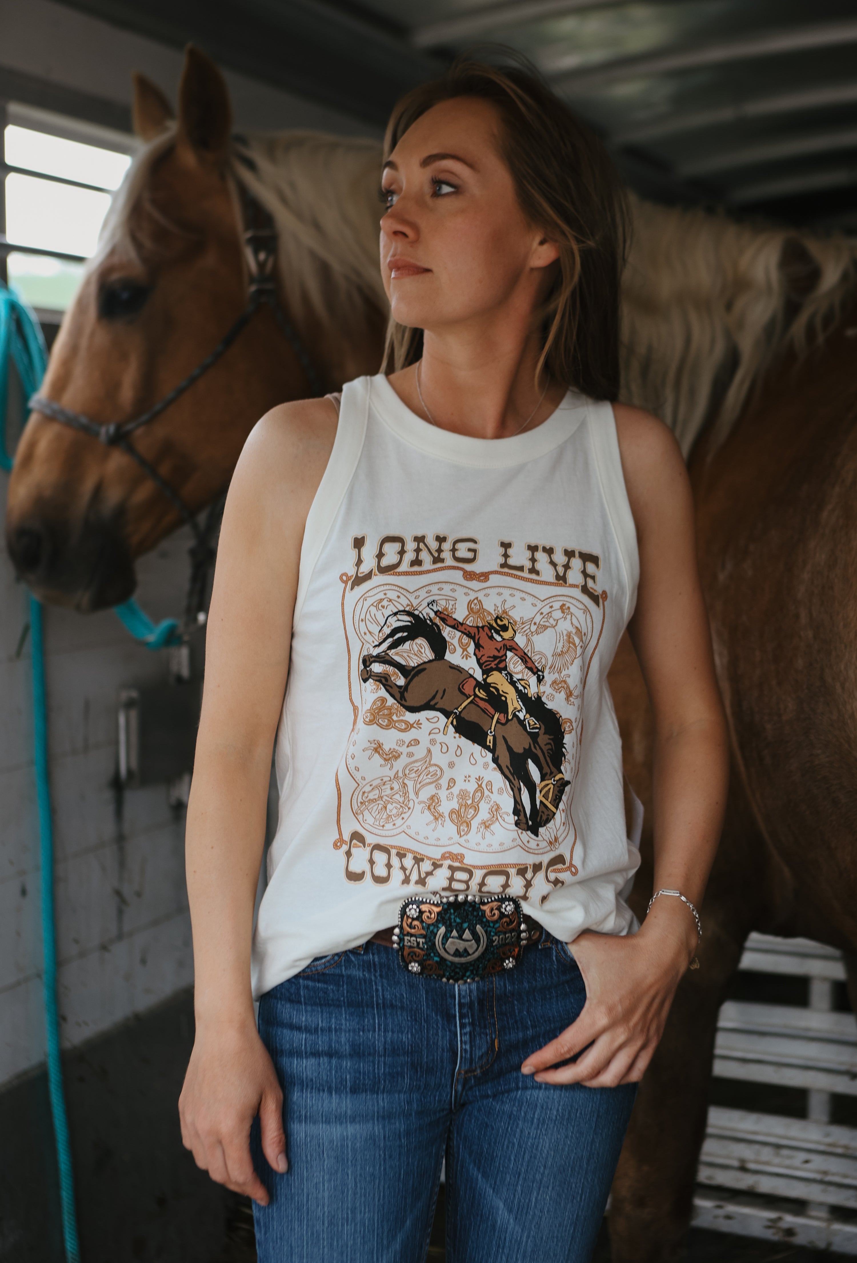 Wrangler - Western Goddess Tank