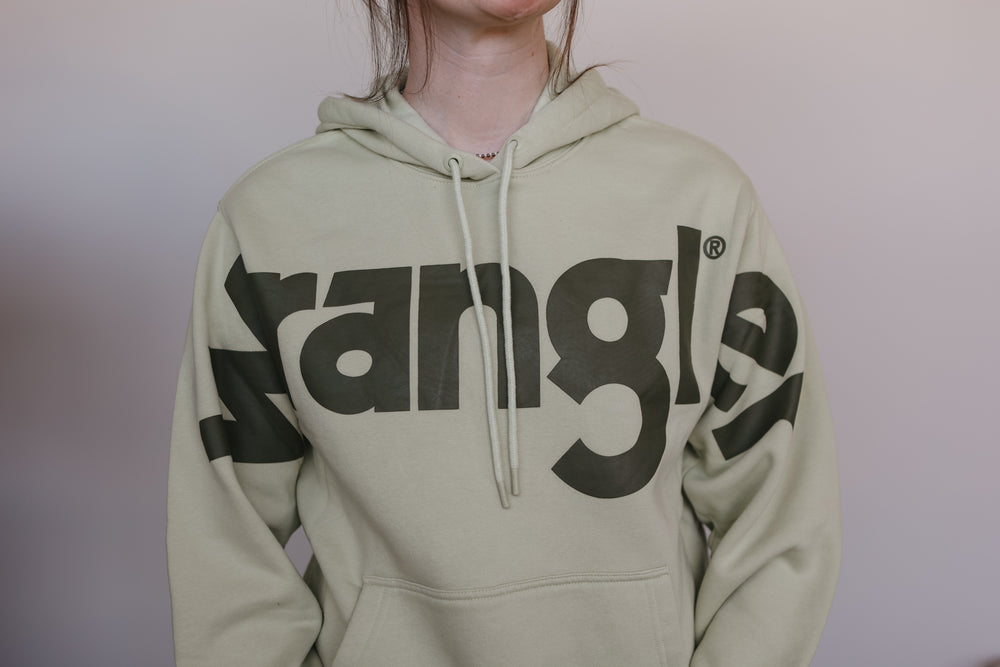 Wrangler - Women's Hoodie Green Tea Bold Logo