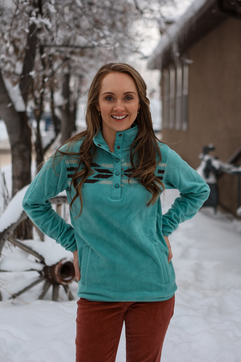 Cinch - Women's Polar Fleece Turquoise