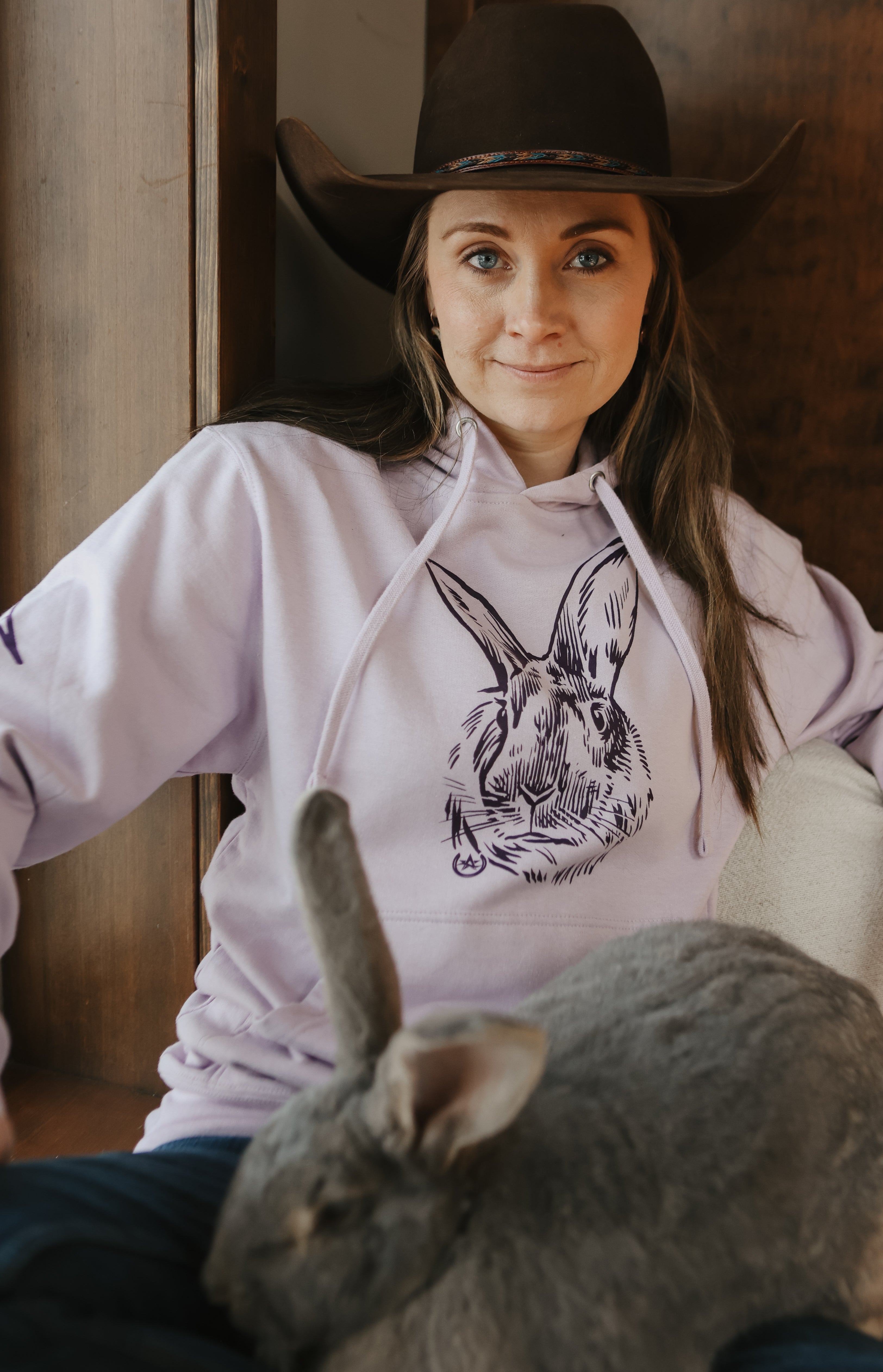 Hoodie rabbit clearance