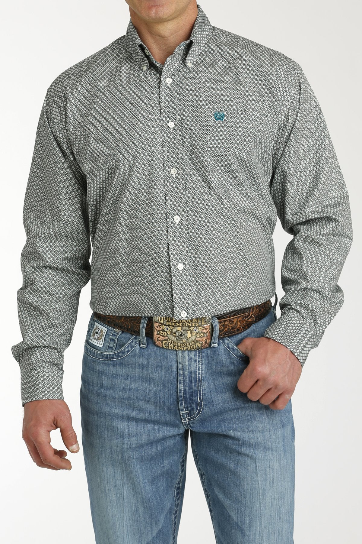 Cinch - Men's Long Sleeve Print