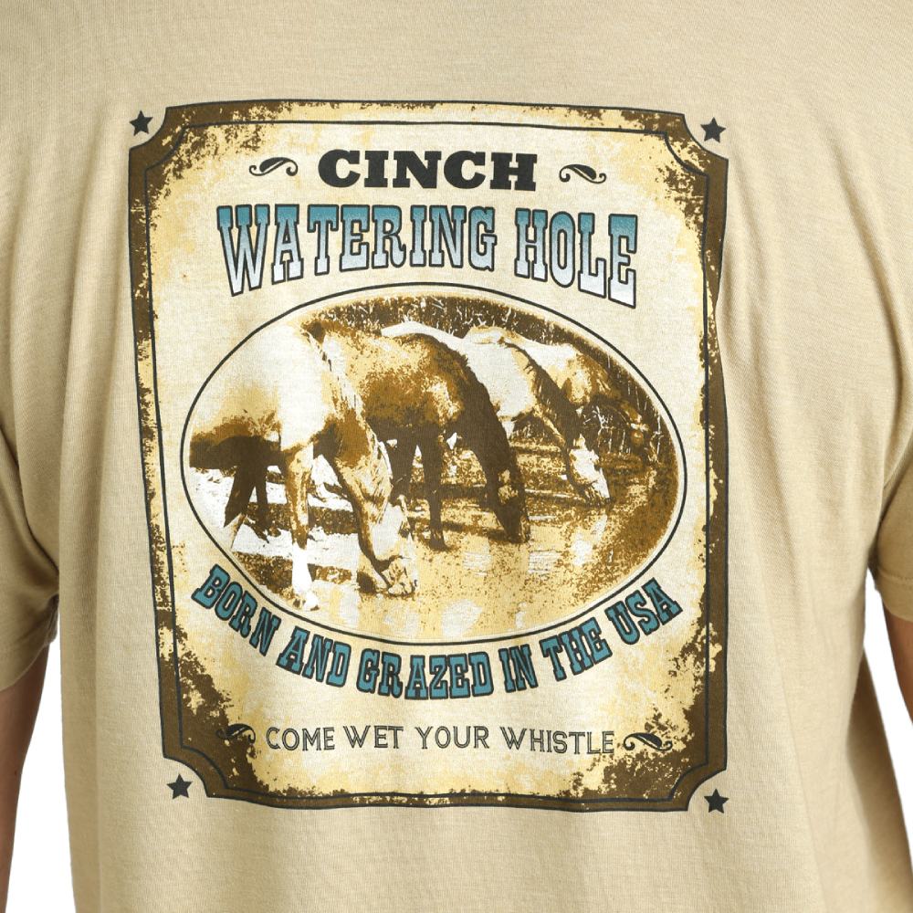 Cinch - Men's Short Sleeve Tee - Cream