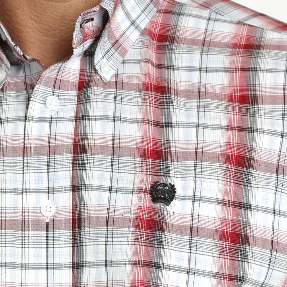 Cinch - Men's Short Sleeve Plaid