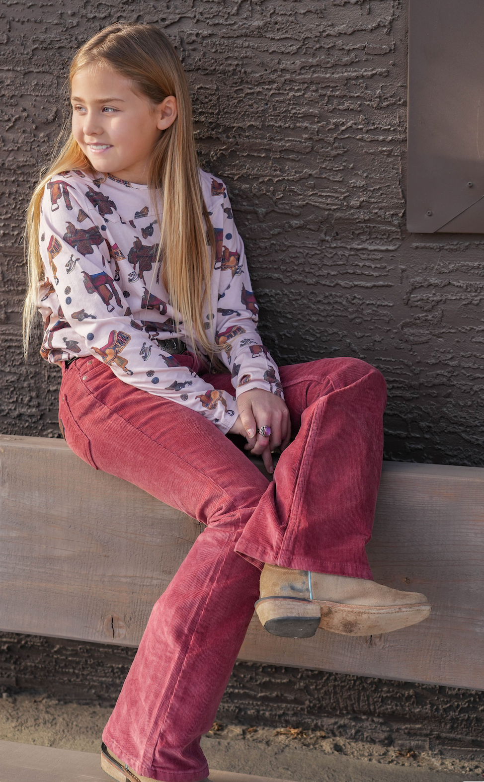 Wrangler - Girls Flare Corduroy Pant