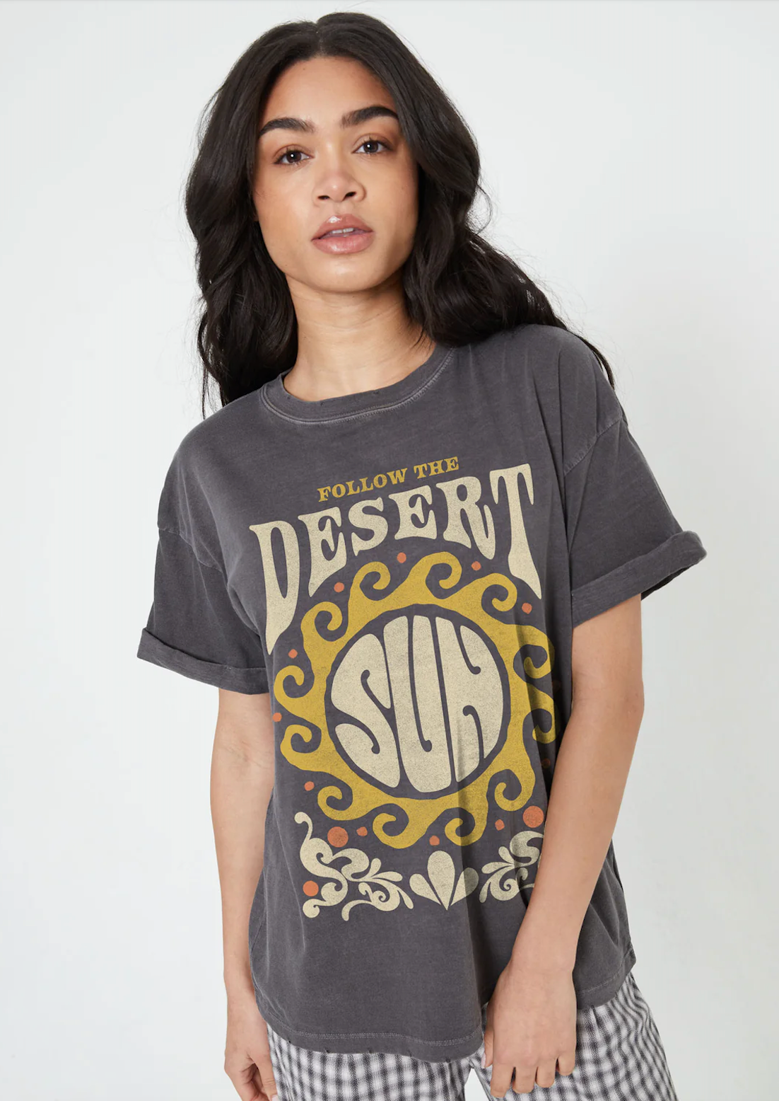 Girl Dangerous - Follow The Desert Sun Boyfriend Tee