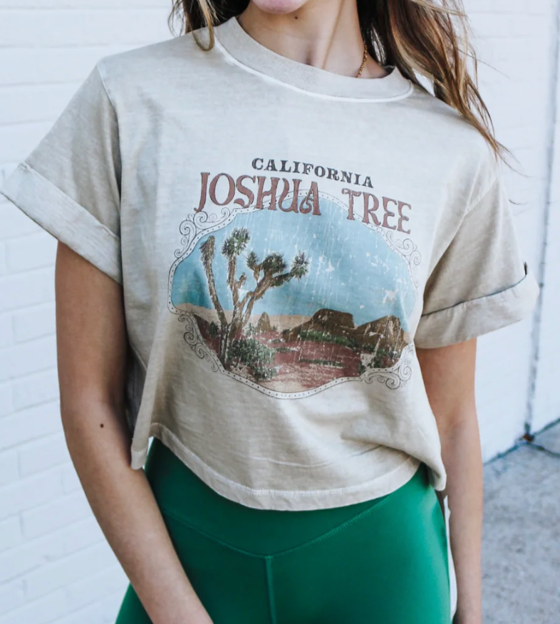 Girl Dangerous - Joshua Tree Crop Tee (Large Only)