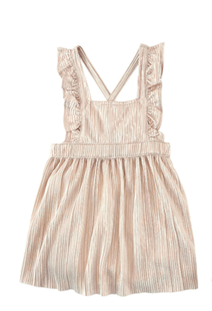 Wrangler - Little Girl's Pleated Pinafore Dress