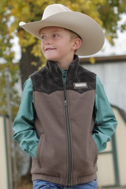 Cinch - Boy's Match Dad Western Vest