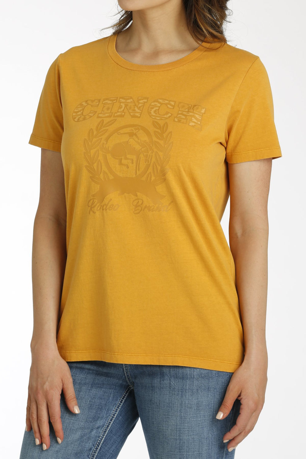 Cinch - Women's Crest Tee - Gold