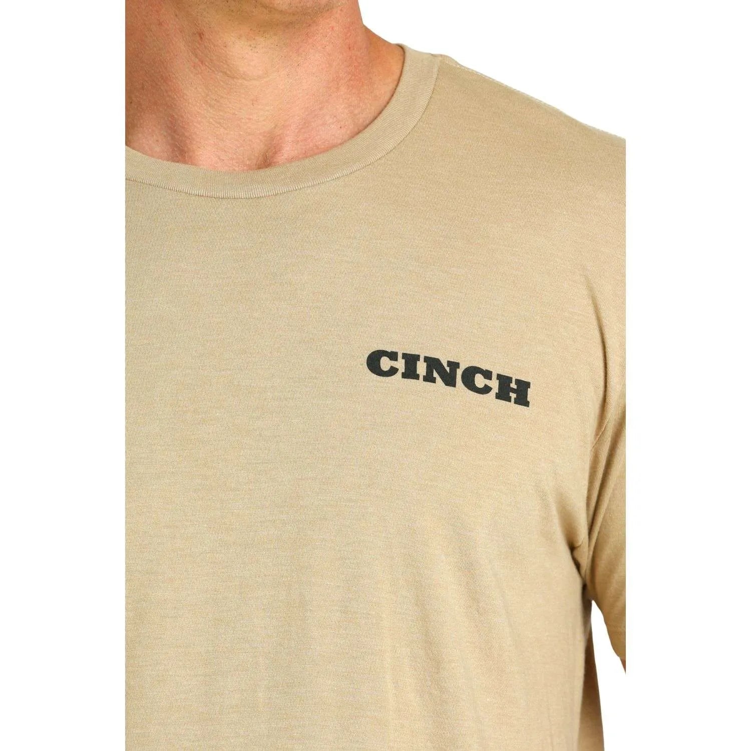 Cinch - Men's Short Sleeve Tee - Cream