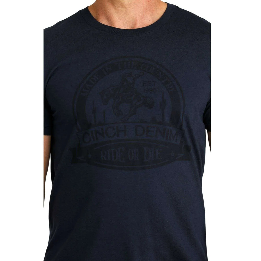 Cinch - Men's Short Sleeve Tee - Navy