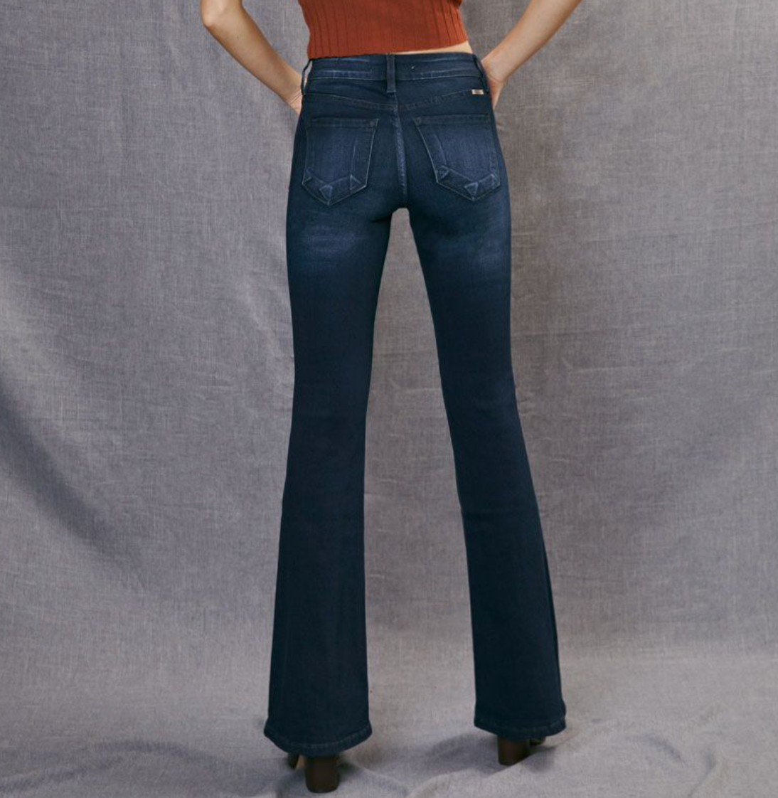 KanCan Trisha Mid Rise Classic Flare Jeans – MarshallsCountryStore