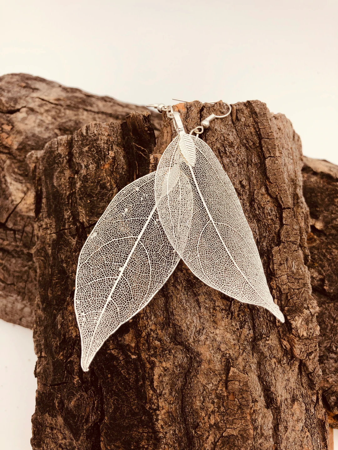 Flint & Feather - Leaf Earrings